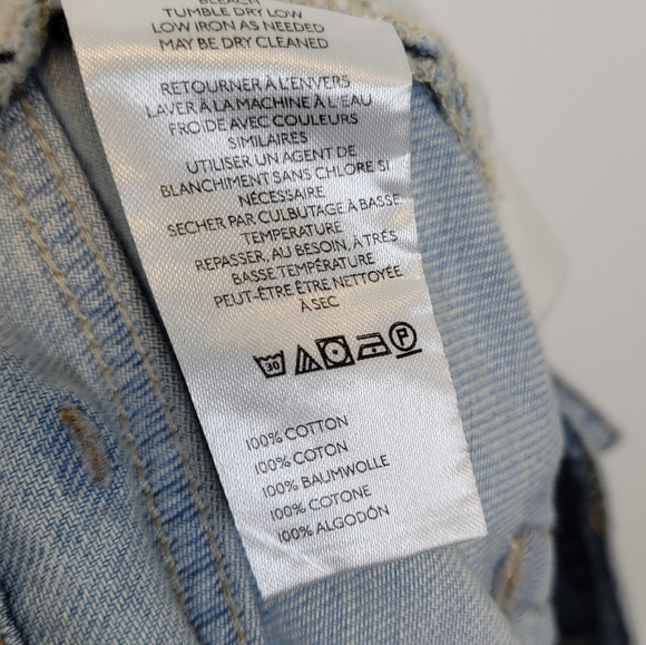 Anthropologie Pilcro Relaxed High Rise Wide Leg Jeans 32 Light Wash - Picture 6 of 10